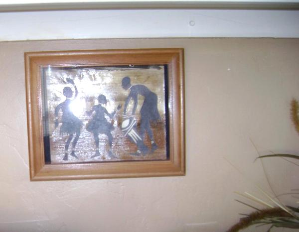 African Drummer-in Norma Brinker's private collection