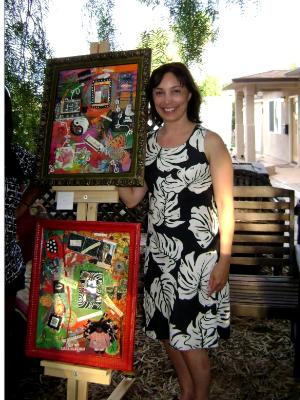 Yard -Art sale sold collages